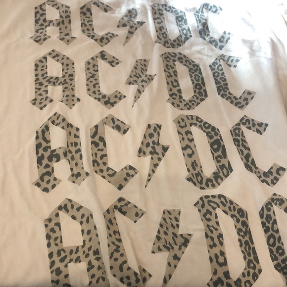 Chaser AC/DC Tee Shirt Dress Medium - Picture 4 of 6